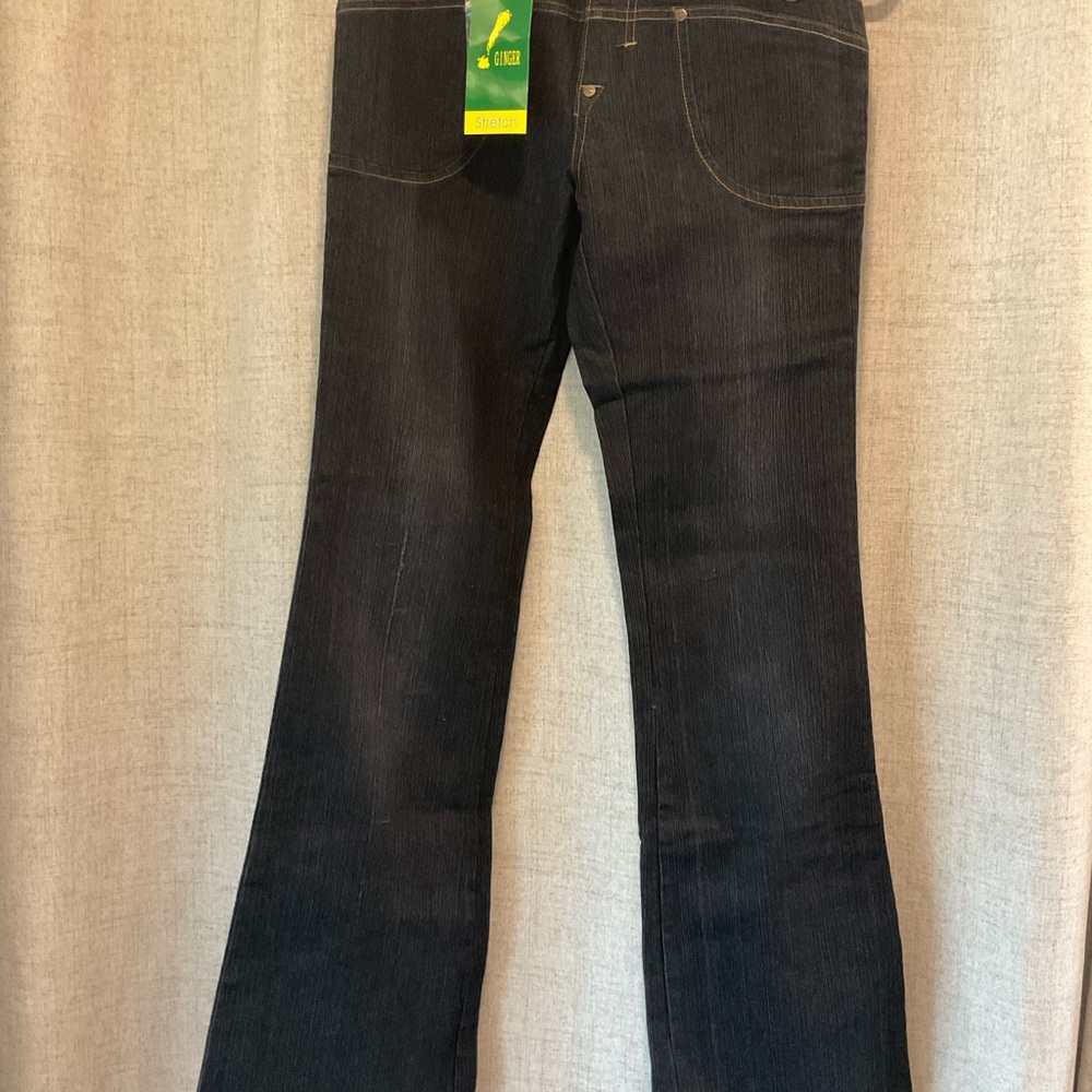 NWT GINGER WIDE LEG /BOOT CUT WOMENS JEANS SIZE 7/8